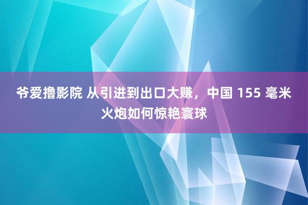 爷爱撸影院 从引进到出口大赚，中国 155 毫米火炮如何惊艳寰球
